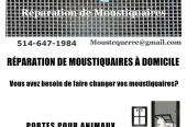 RÉPARATION DE MOUSTIQUAIRES À DOMICILE ( LAVAL & RIVE NORD )