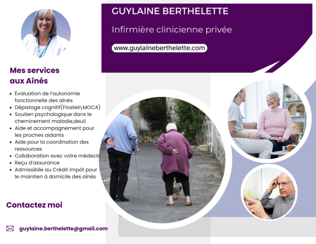 Guylaine Berthelette Infirmière clinicienne privée