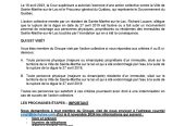 AVIS IMPORTANT EN DATE DU 31 OCTOBRE 2024 – ACTION COLLECTIVE SUR LES CONSÉQUENCES DE LA RUPTURE DE LA DIGUE DE STE-MARTHE-SUR-LE -LAC SURVENUE LE 27 AVRIL 2019