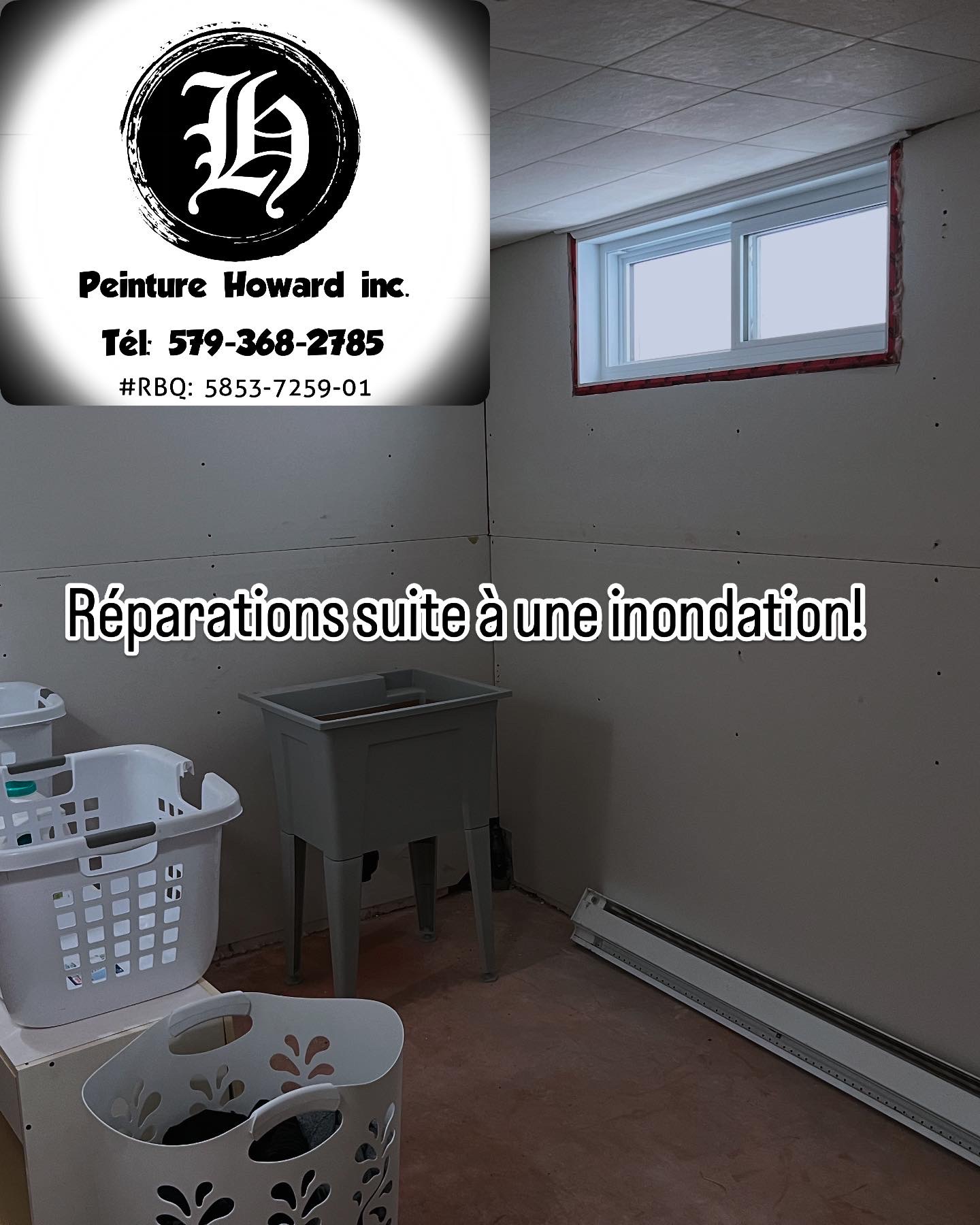 Peinture intérieur, extérieur, tirage de joints / réparations et installation de tapisseries / vinyle muraux