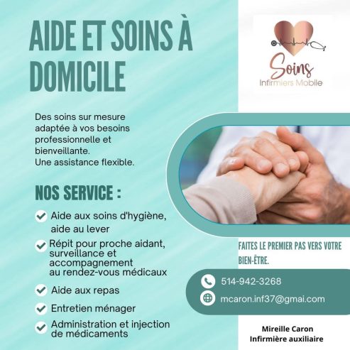 Aide et soins à domicile