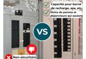 Changement de panneau électrique / électricien