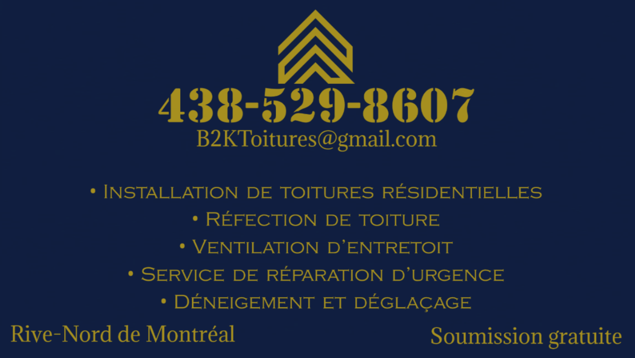 Installations d’abris et déneigements de toitures