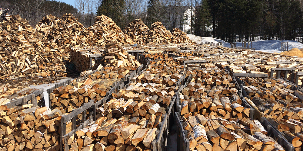 Bois de chauffage dur et sec